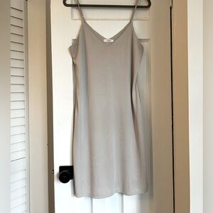Cherish cream slip dress